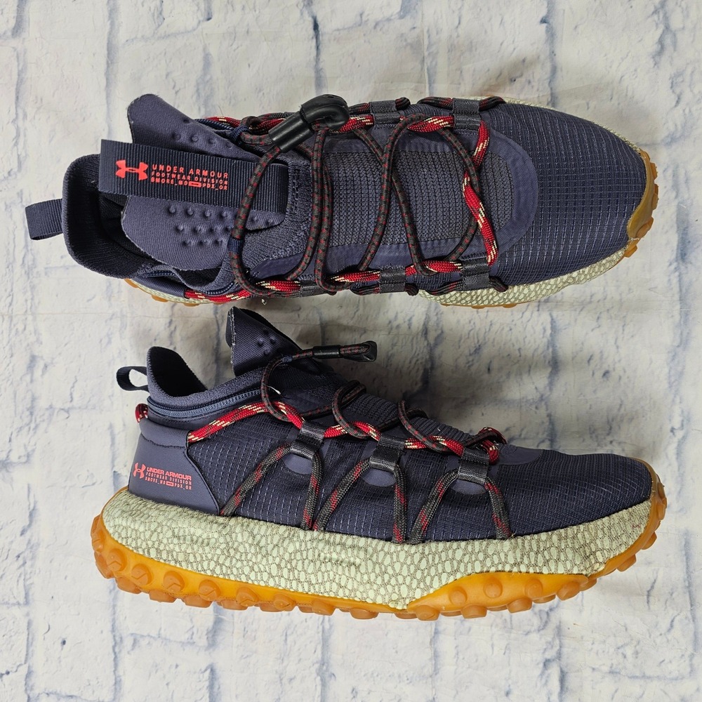 Under Armour HOVR SUMMIT Fat Tire Trail Shoes Mens 11 Blue Michelin Sneakers